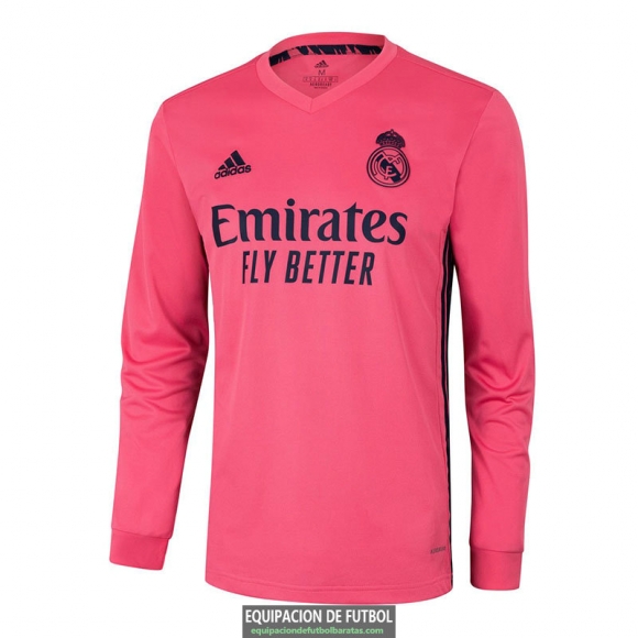 Camiseta Manga Larga Real Madrid Segunda Equipacion 2020-2021