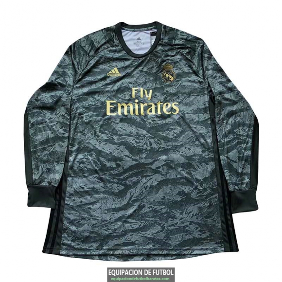 Camiseta Manga Larga Real Madrid Segunda Equipacion Portero 2019-2020