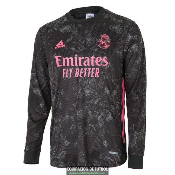 Camiseta Manga Larga Real Madrid Tercera Equipacion 2020-2021