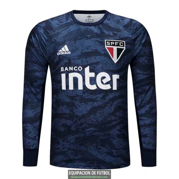 Camiseta Manga Larga Sao Paulo FC Primera Equipacion Portero 2019-2020