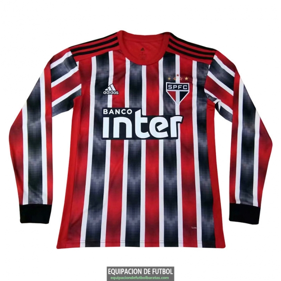 Camiseta Manga Larga Sao Paulo FC Segunda Equipacion 2019-2020