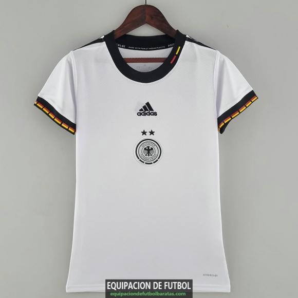 Camiseta Mujer Alemania White I 2022/2023