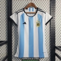 Camiseta Mujer Argentina 3 Star Primera Equipacion 2022/2023