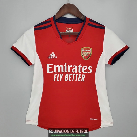 Camiseta Mujer Arsenal Primera Equipacion 2021/2022