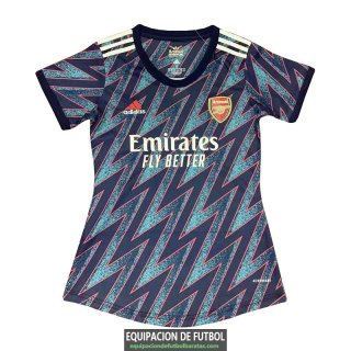 Camiseta Mujer Arsenal Tercera Equipacion 2021/2022