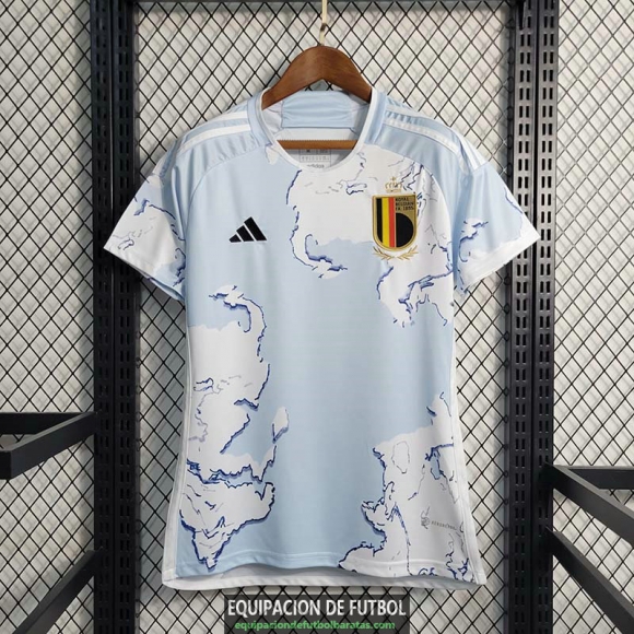 Camiseta Mujer Belgica Segunda Equipacion 2023/2024