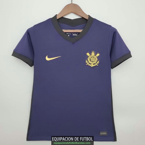 Camiseta Mujer Corinthians Tercera Equipacion 2021/2022