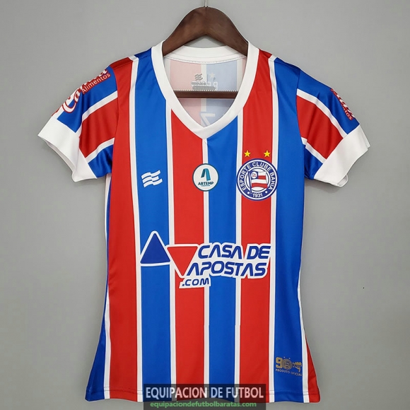 Camiseta Mujer Esporte Clube Bahia Segunda Equipacion 2021/2022