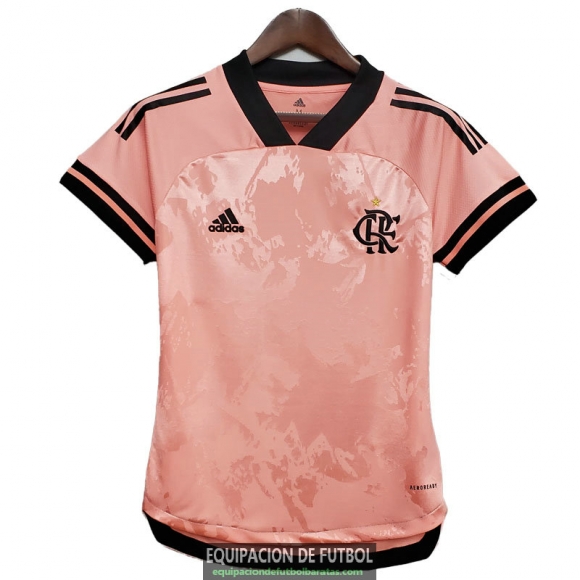 Camiseta Mujer Flamengo Pink 2020/2021