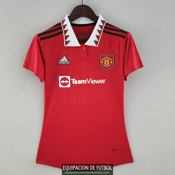 Camiseta Mujer Manchester United Primera Equipacion 2022/2023