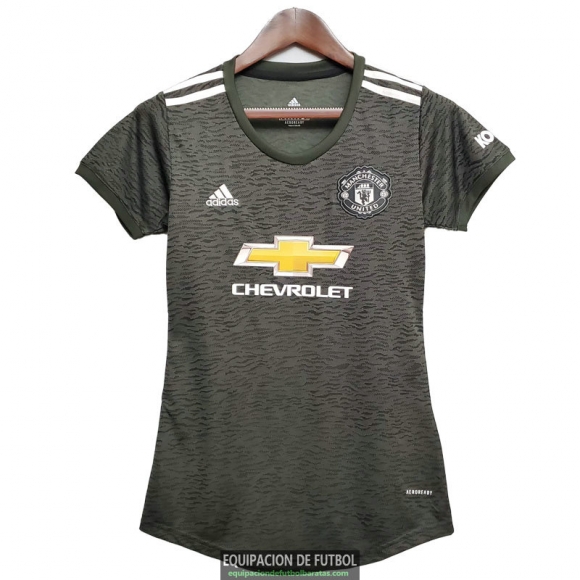 Camiseta Mujer Manchester United Segunda Equipacion 2020-2021