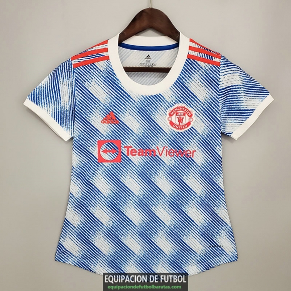 Camiseta Mujer Manchester United Segunda Equipacion 2021/2022