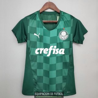 Camiseta Mujer Palmeiras Primera Equipacion 2021/2022