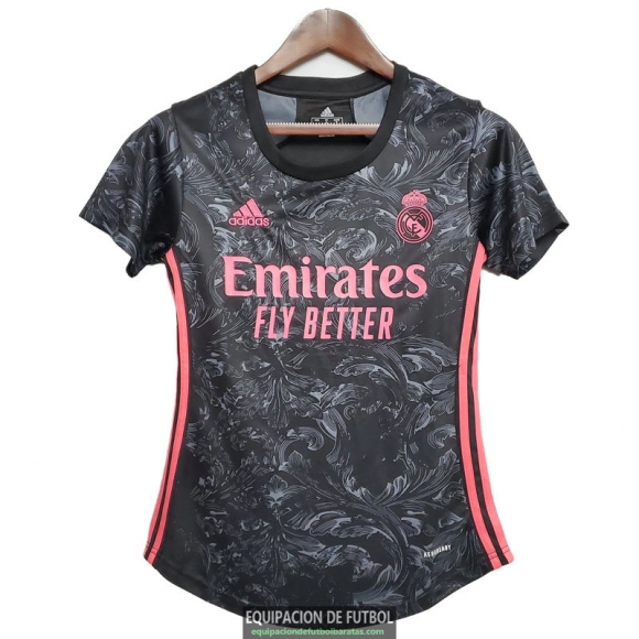 Camiseta Mujer Real Madrid Tercera Equipacion 2020-2021