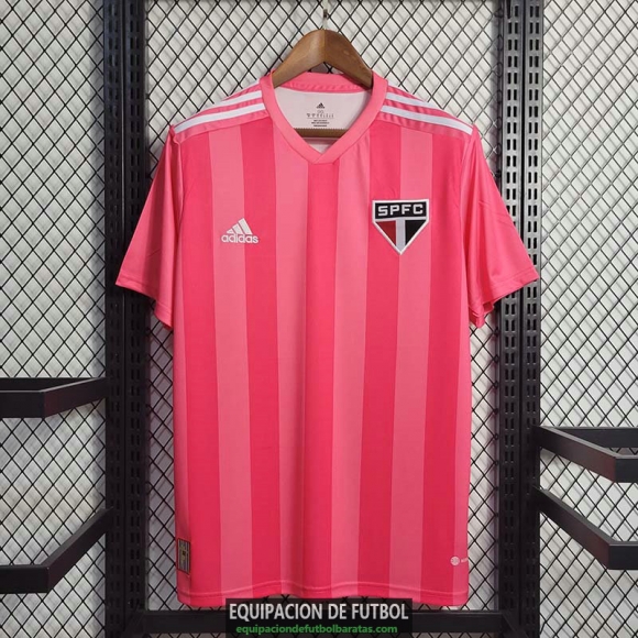 Camiseta Mujer Sao Paulo FC Outubro Rosa 2022/2023