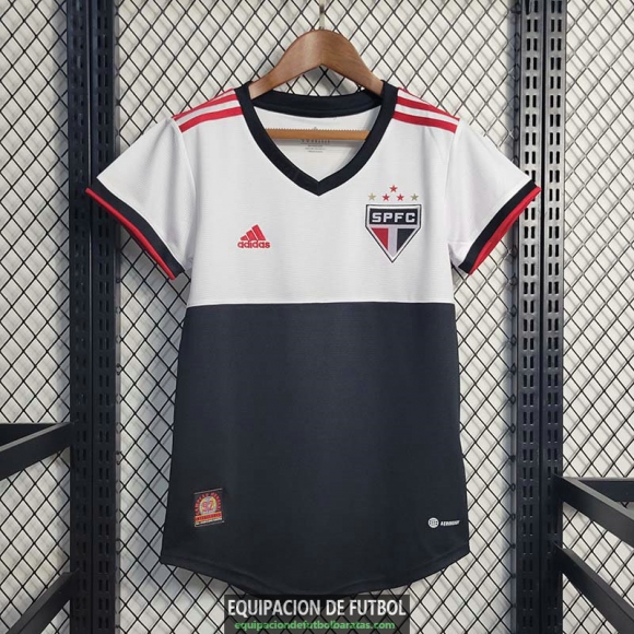 Camiseta Mujer Sao Paulo FC Tercera Equipacion 2022/2023