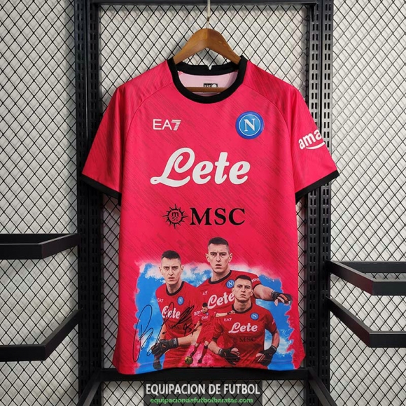 Camiseta Napoli Face Game Gollini 2022/2023