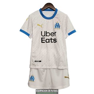 Camiseta Olympique Marseille Ninos Primera Equipacion 2020-2021