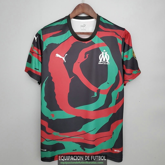 Camiseta Olympique Marseille OM Africa Black 2021/2022