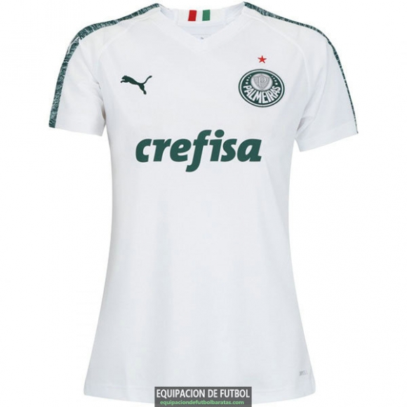 Camiseta Palmeiras Camiseta Mujer Segunda Equipacion 2019-2020