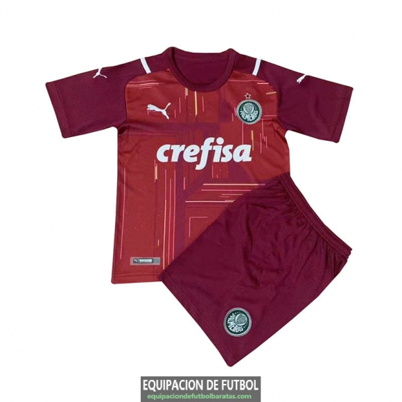 Camiseta Palmeiras Ninos Portero Red 2021/2022