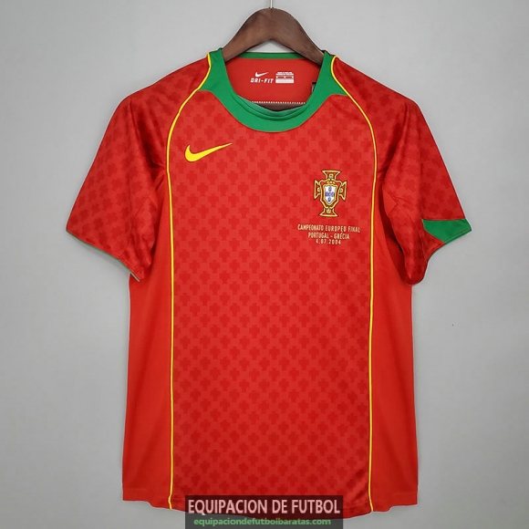 Camiseta Portugal Retro Primera Equipacion 2004/2005