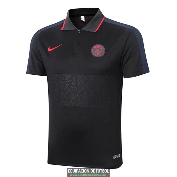 Camiseta PSG Polo Black 2020-2021