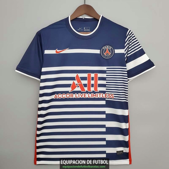 Camiseta PSG Training Blue White III 2021/2022