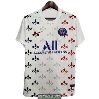 Camiseta PSG Training Blue White Red 2020-2021