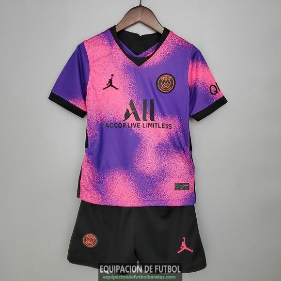 Camiseta PSG x Jordan Ninos Fourth 2020/2021