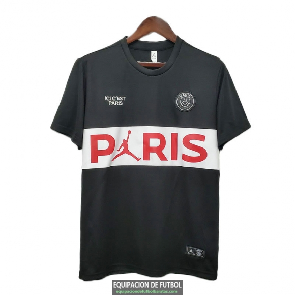 Camiseta PSG x Jordan Training Black White 2020-2021