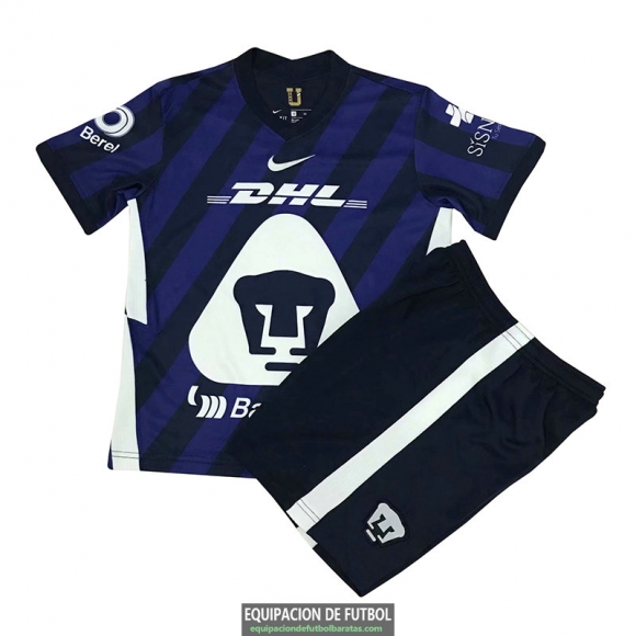 Camiseta Pumas UNAM Ninos Segunda Equipacion 2020-2021