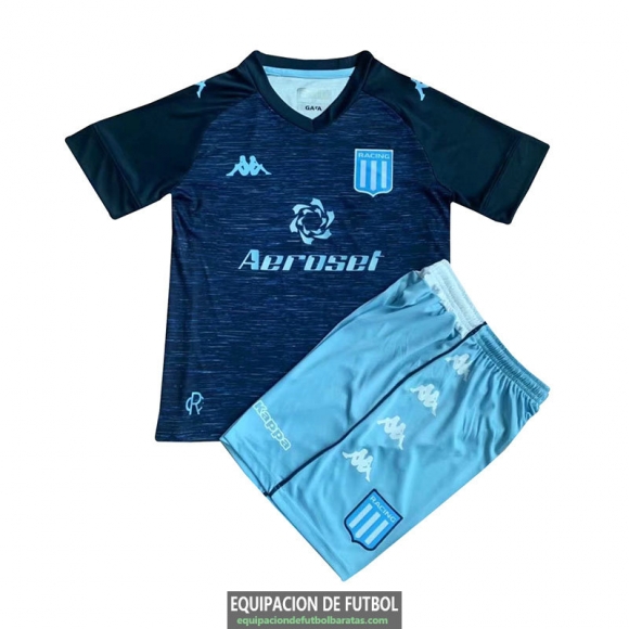 Camiseta Racing Club Ninos Segunda Equipacion 2021/2022