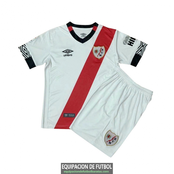 Camiseta Rayo Vallecano Ninos Primera Equipacion 2020/2021