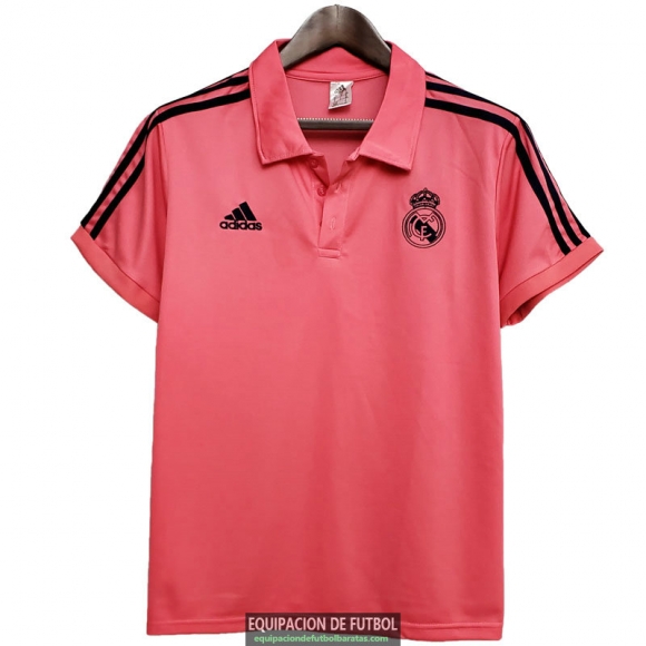 Camiseta Real Madrid Polo Pink 2020-2021