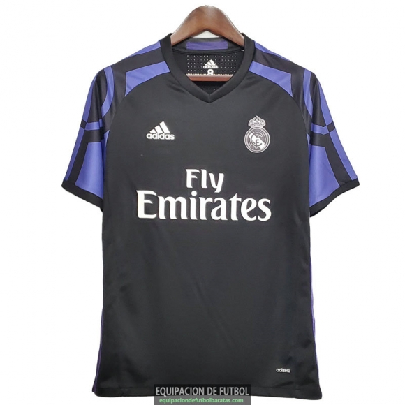 Camiseta Real Madrid Retro Tercera Equipacion 2015 2016