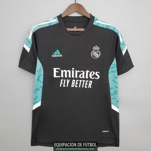 Camiseta Real Madrid Training Black Green III 2021/2022