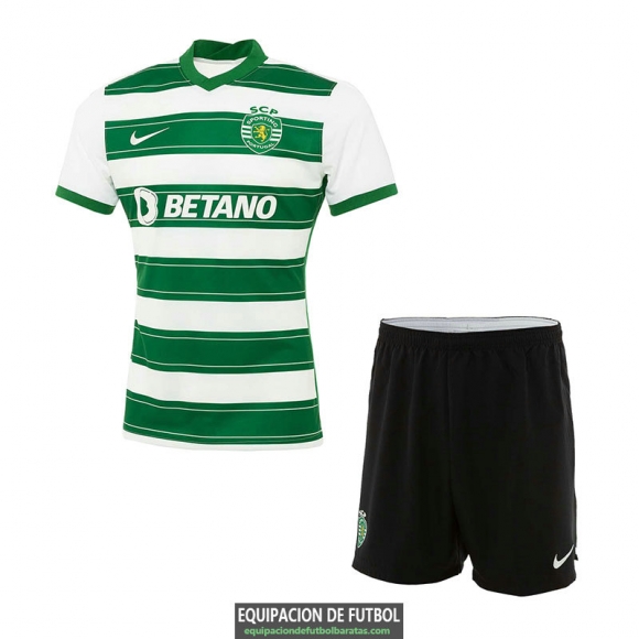 Camiseta Sporting Lisboa Ninos Primera Equipacion 2021/2022