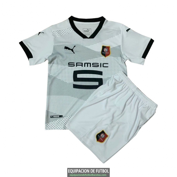 Camiseta Stade Rennais Ninos Segunda Equipacion 2020-2021