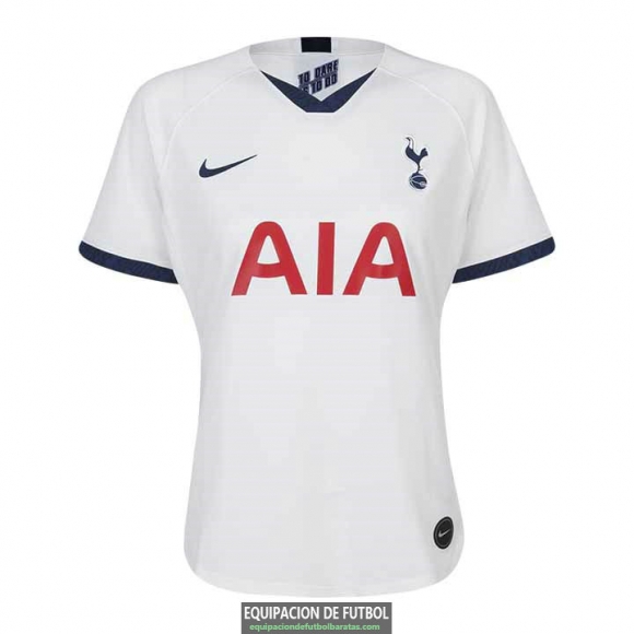 Camiseta Tottenham Hotspur Camiseta Mujer Primera Equipacion 2019-2020