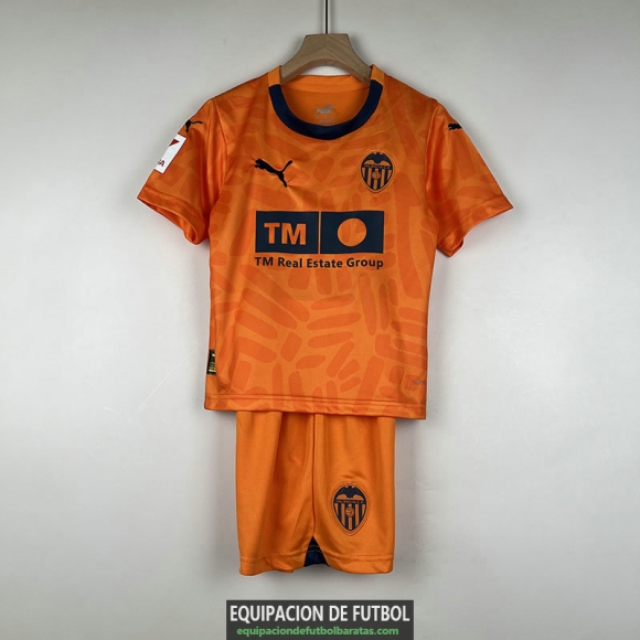 Camiseta Valencia Ninos Tercera Equipacion 2023/2024