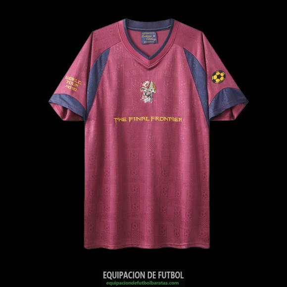 Camiseta West Ham United x Iron Maiden Retro Red 2010/2011