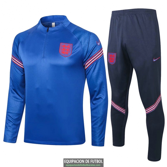 Inglaterra Sudadera De Entrenamiento Blue + Pantalon 2020-2021