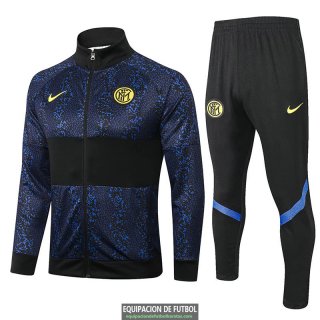 Inter Milan Chaqueta Blue Black + Pantalon 2020-2021