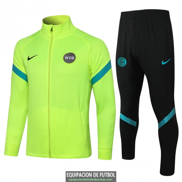 Inter Milan Chaqueta Green II+ Pantalon Black 2021/2022