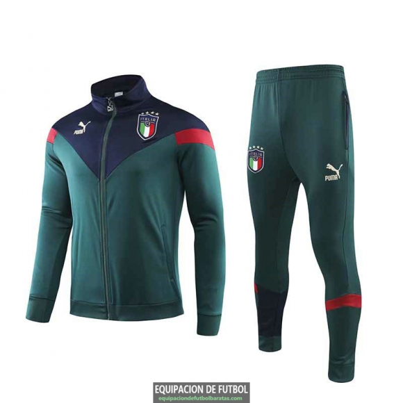 Italia Chaqueta Green Blue + Pantalon 2019-2020