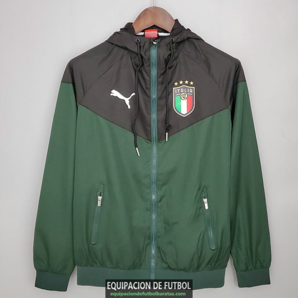 Italia Chaqueta Rompevientos Green Black I 2021/2022