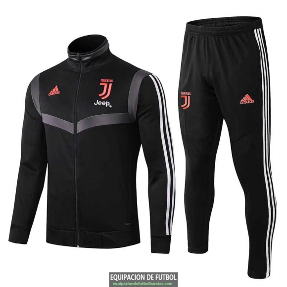 Juventus Chaqueta Black + Pantalon 2019-2020