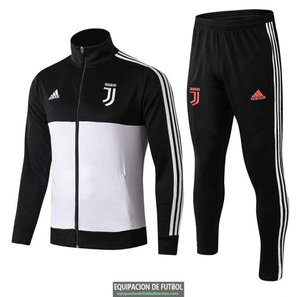 Juventus Chaqueta Black White + Pantalon 2019-2020