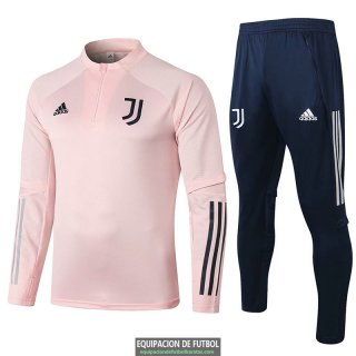 Juventus Sudadera De Entrenamiento Pink + Pantalon 2020-2021